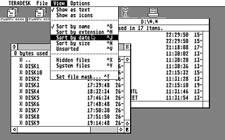 Tera Desktop atari screenshot